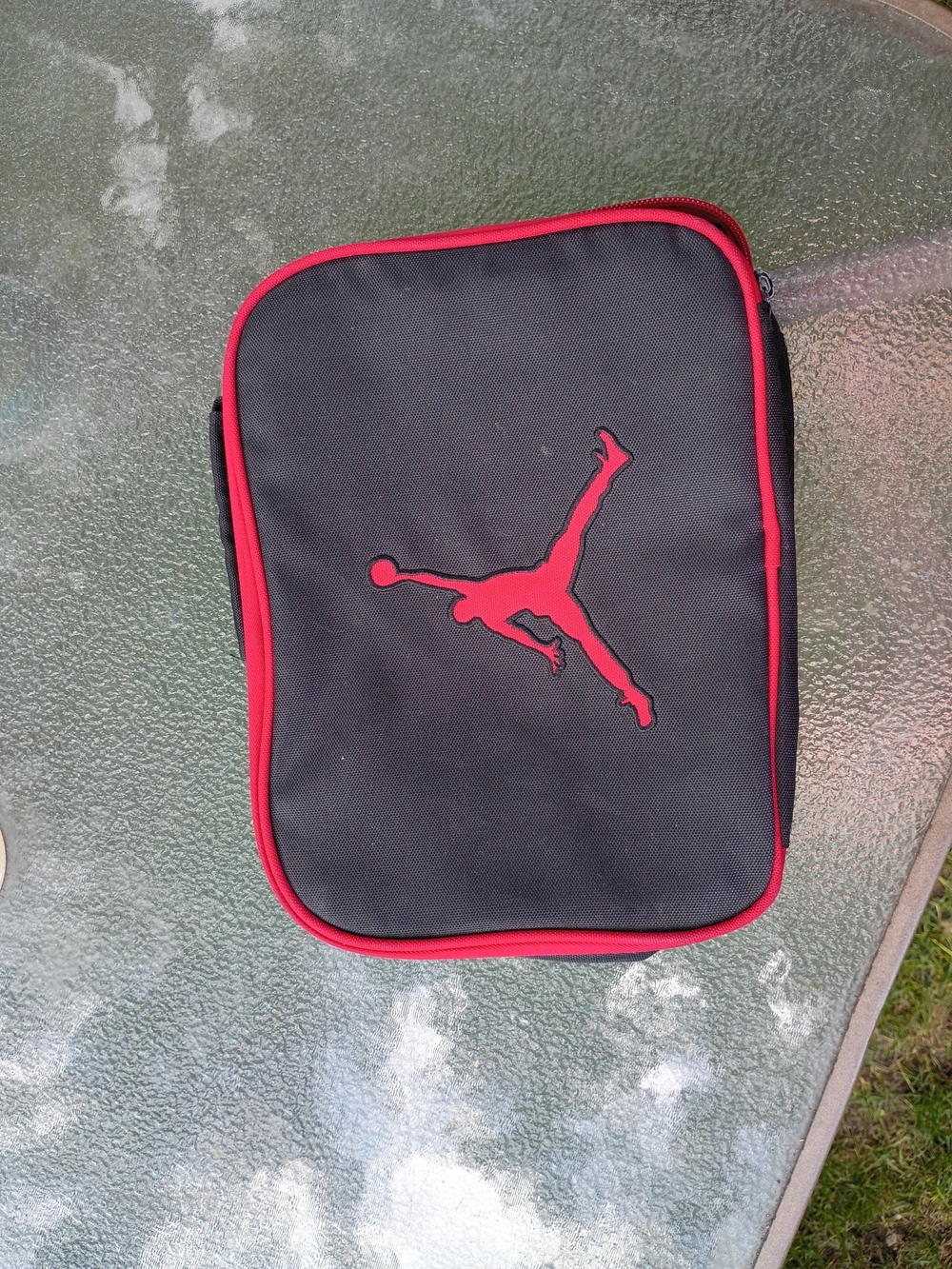 Jordan Black & Red Jumpman Insulated Lunch Bag Tote